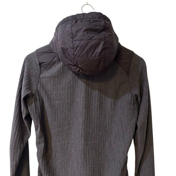 Icebreaker Women Descender Hybrid Half Zip Hooded Jacket M Black / Jet Heather - Picture 4 of 13